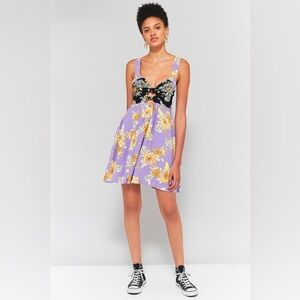 Free People Baby It's You Floral‎ Mini Dress Size XS